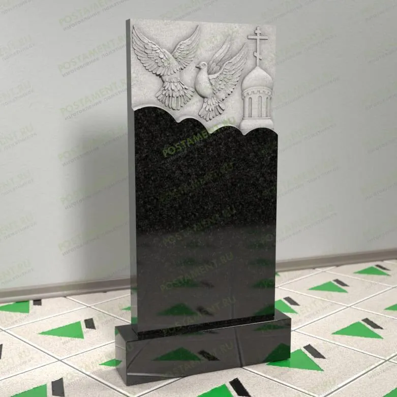 Памятник с куполами на могилу 12729