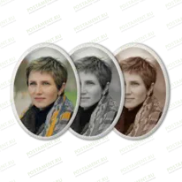 Керамика овал на памятник 91801