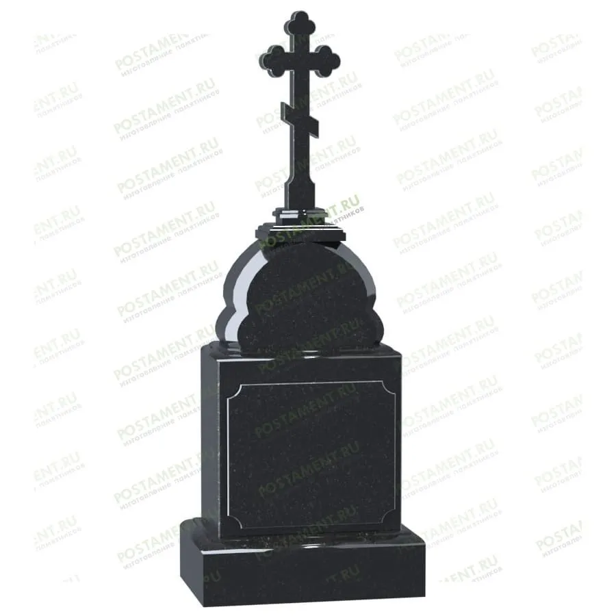 Памятник-голгофа с крестом на могилу