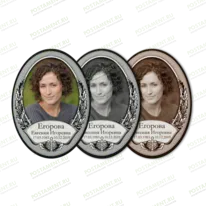 Керамика овальная на памятник 91808