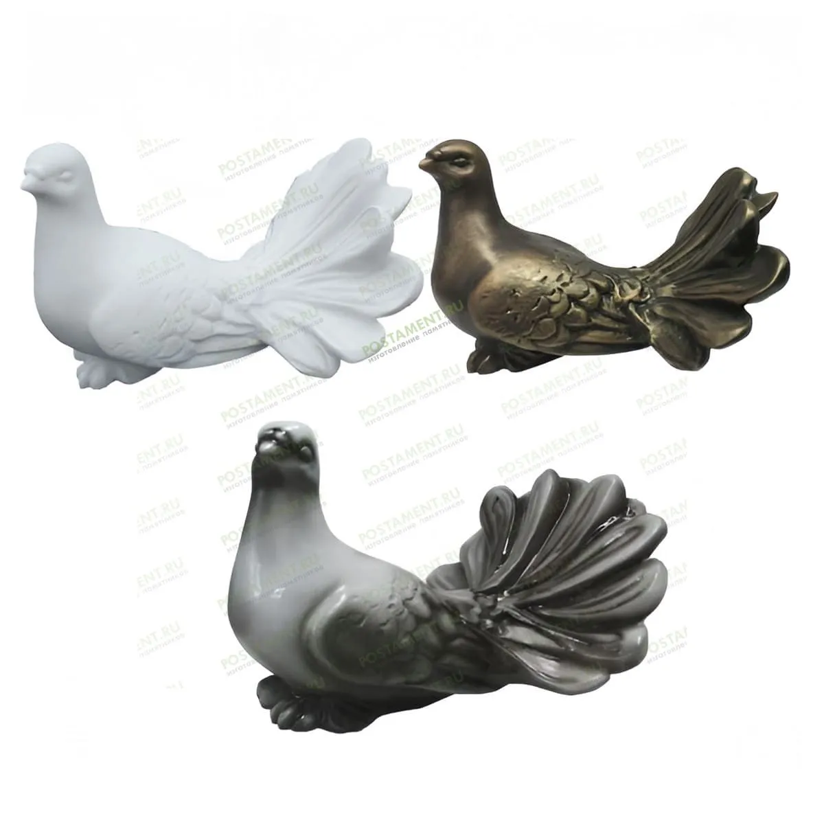 Голубь на памятник из акрила 82239