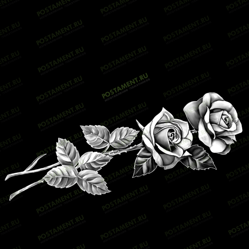 Розы на надгробный памятник 91013