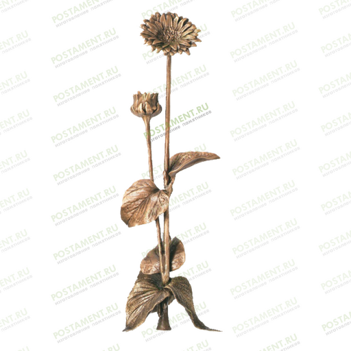 Гвоздика из бронзы на памятник 82020