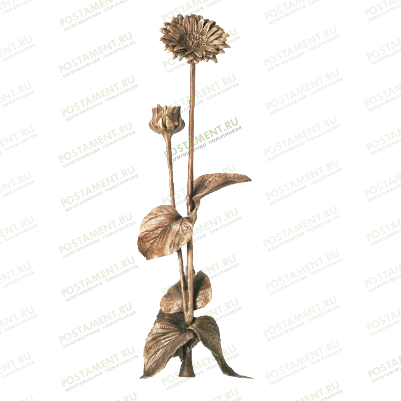 Гвоздика из бронзы на памятник 82020