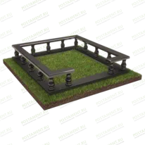 Каменная ограда с балясинами 22151