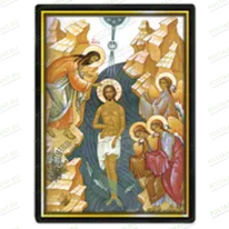 Икона Крещения Господня на памятник 91914