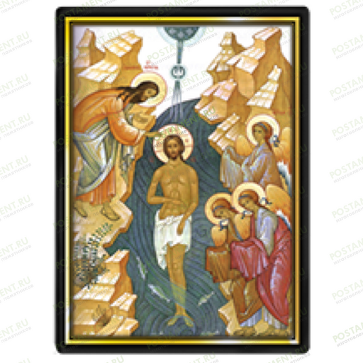 Икона Крещения Господня на памятник