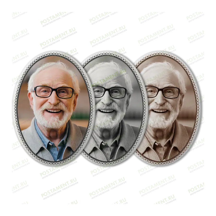 Овальная керамика на памятник 91806