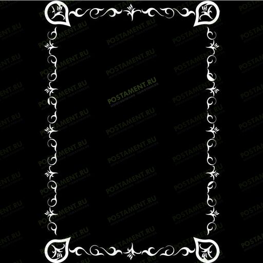 Рамка на памятник гравировка 91221