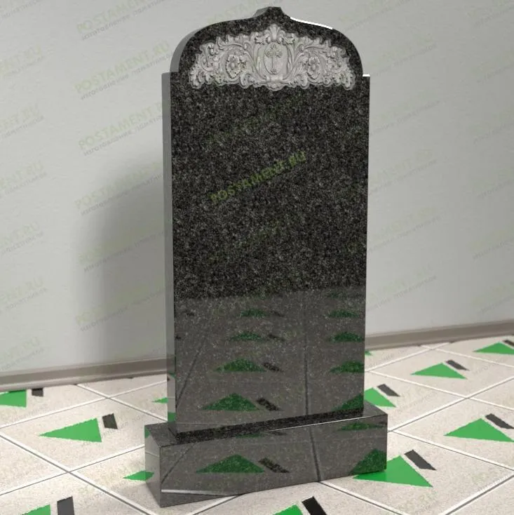 Памятник с виньеткой на могилу 12638