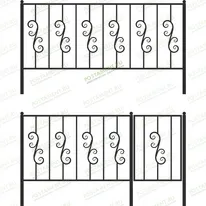 Ограда высокая 33008