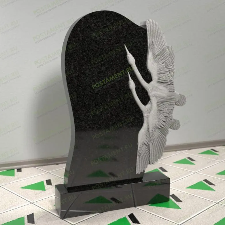 Памятник с птицами 12907