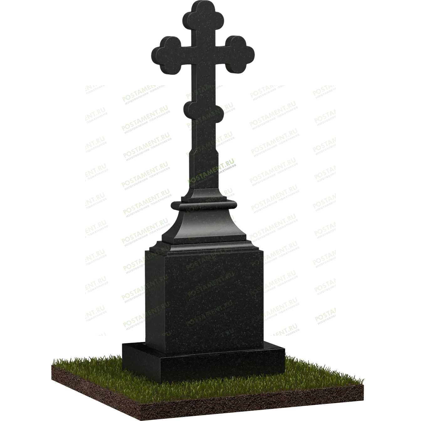 Памятник с голгофой, крестом-трилистником