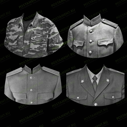 Военная форма для гравировки на памятниках