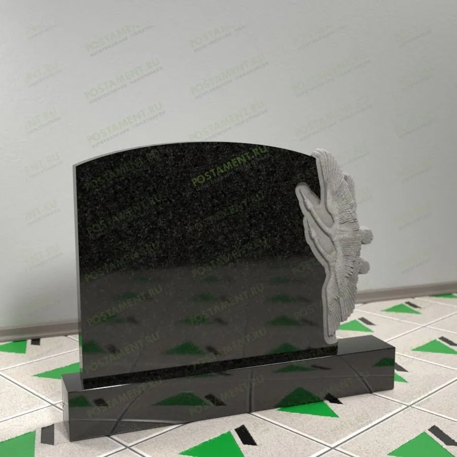 Памятник с лебедями 17785