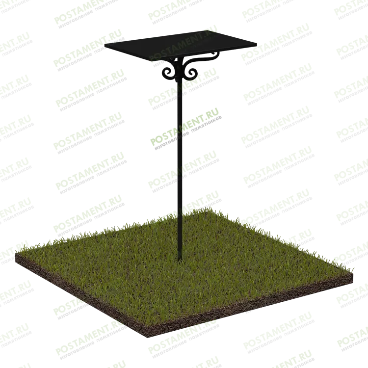 Металлический столик на захоронение 50002