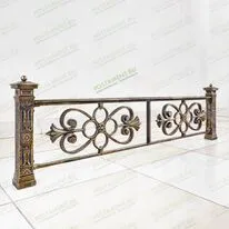 Ограда чугунная на могилу 82924