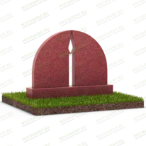 Семейный памятник со свечой № 18556