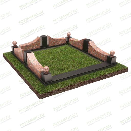 Цоколь на могилу 22134
