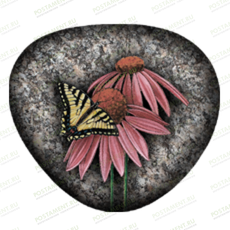 Бабочка из керамики на памятник 91973