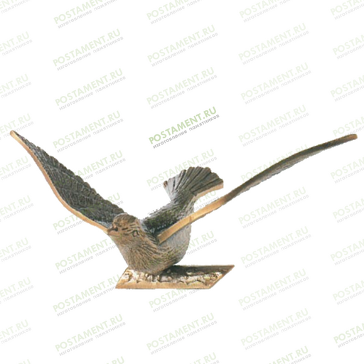 Птичка из бронзы на памятник 82080