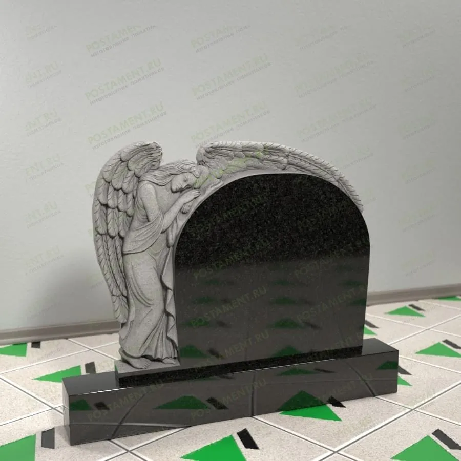 Памятник с ангелом скорбящим 17854