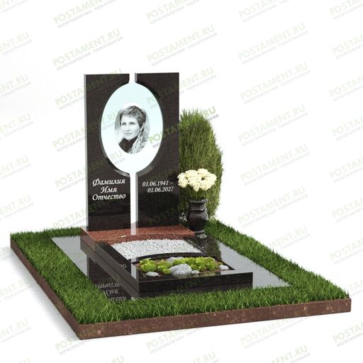 Памятник со стеклом 18903