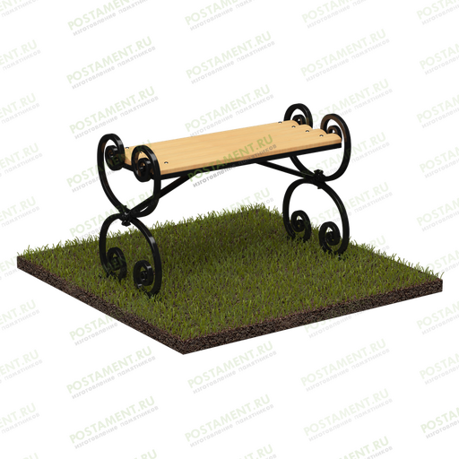 Недорогая лавка на могилу 50108