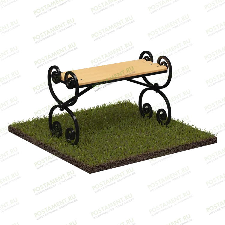 Недорогая лавка на могилу 50108