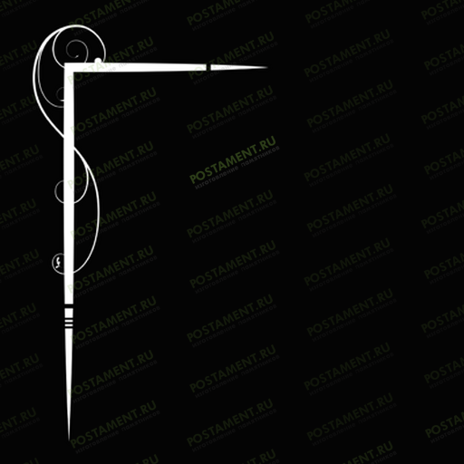 Виньетка-украшения на гранитный памятник 96020