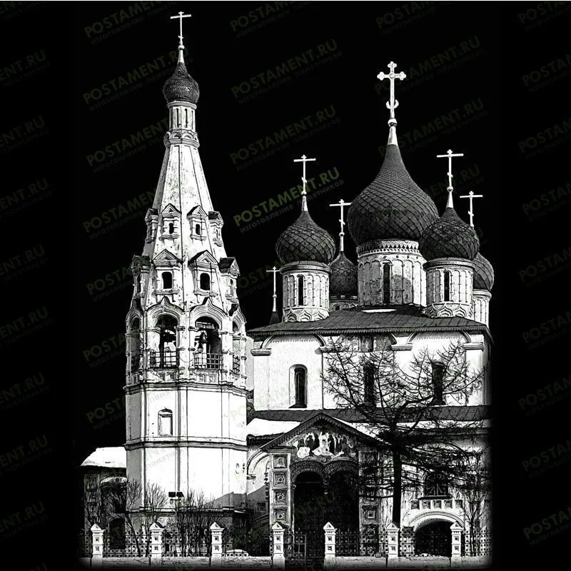 Церковь Николы в Хамовниках на памятник на могилу