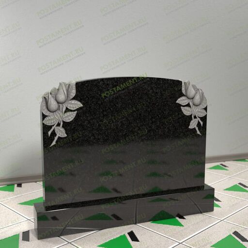 Памятник с розами 17660