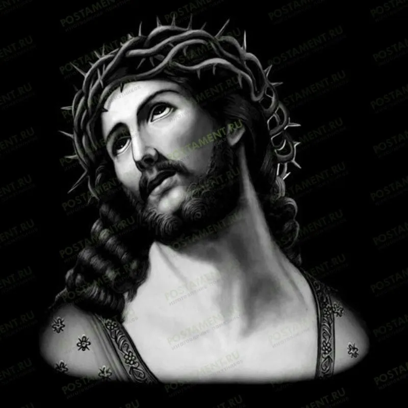 Икона "Иисус Христос в терновом венце" на памятник 98013