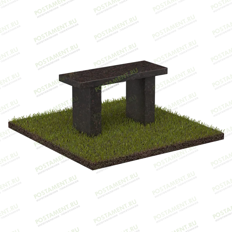 Надгробная скамейка на могилу 55113