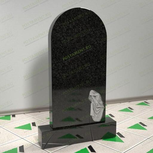 Памятник со скорбящей на могилу 13029