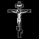 Восьмиконечный крест с распятием на памятник 93021