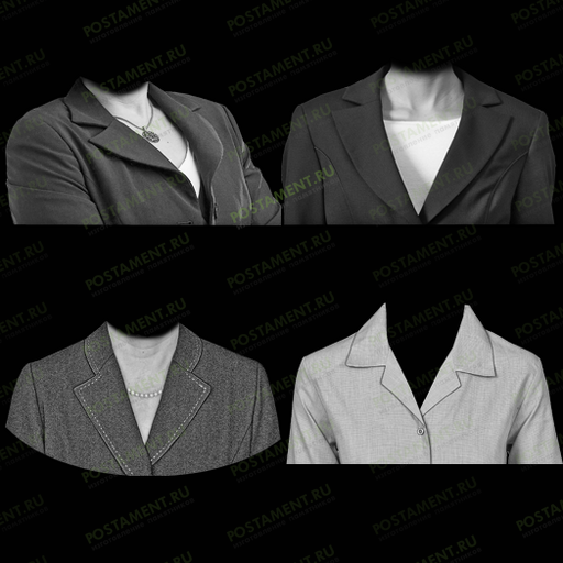 Женский пиджак на памятник