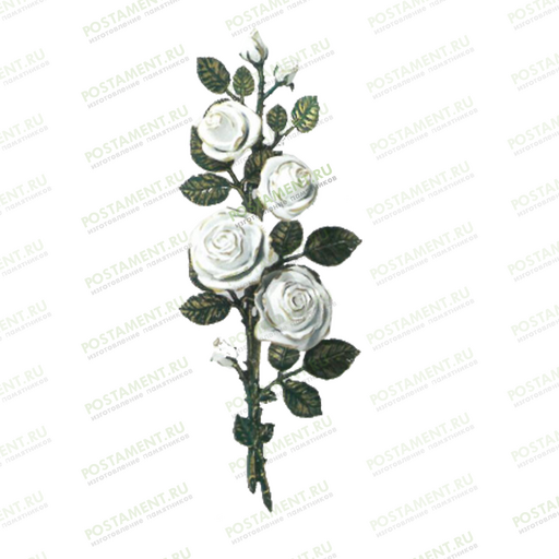 Розочка на памятник из бронзы 82047