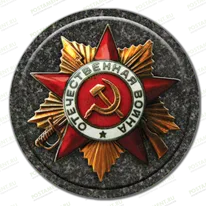 Медаль из фарфора на памятник 91917