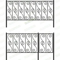 Ограда высокая 33003