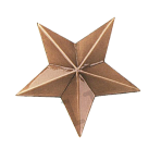 Звезда из бронзы 82113
