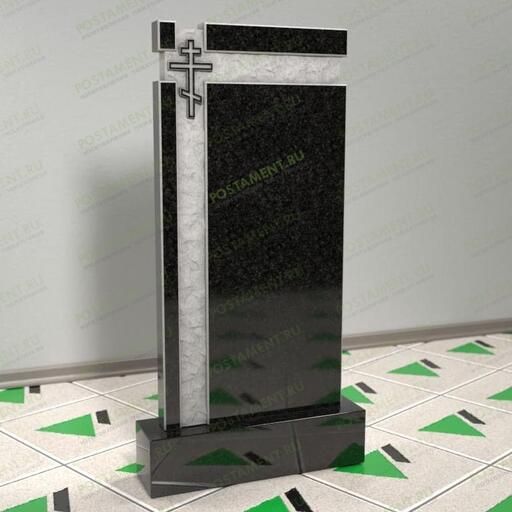 Памятник с крестом и бучардой 10810