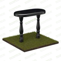 Столик из гранита 51014 для оформления могилы