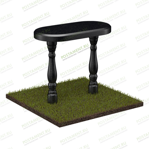 Гранитный столик на кладбище 51014