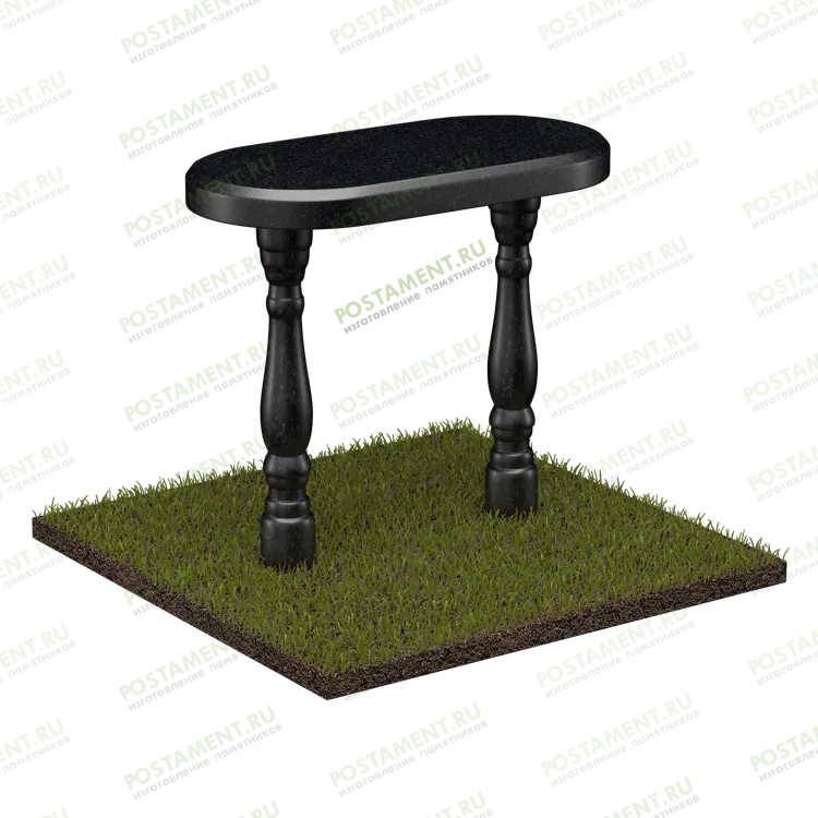 Гранитный столик на кладбище 51014