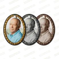 Керамика овальная на памятник 91811