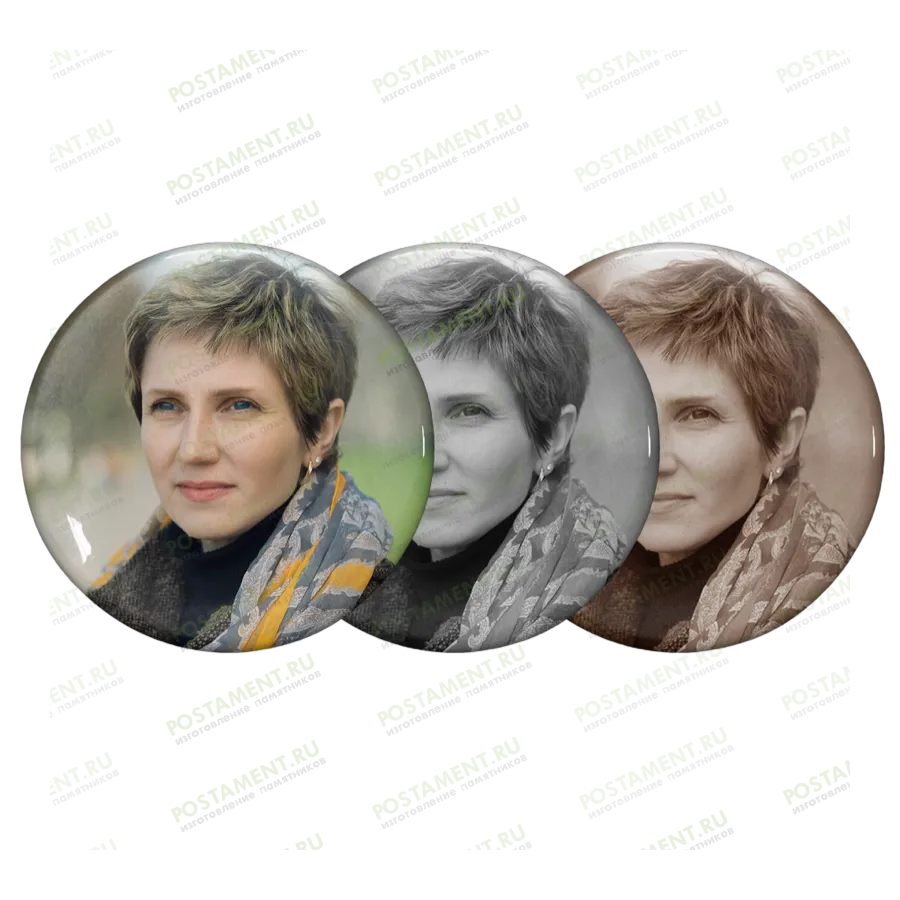 Керамика на памятник круглая 91861