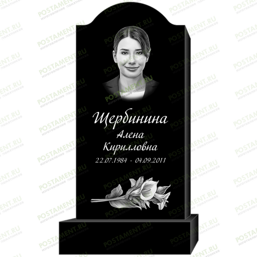 Оформление памятника с цветами 95315