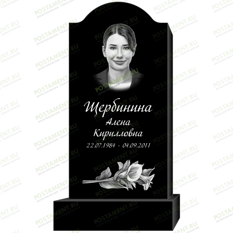 Оформление памятника с цветами 95315