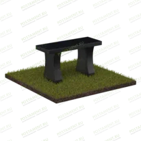 Скамейка из гранита 51114 для оформления могилы